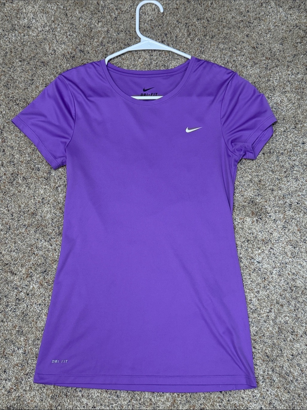 Nike Purple Short Sleeve Dri-FIT Athletic Tee